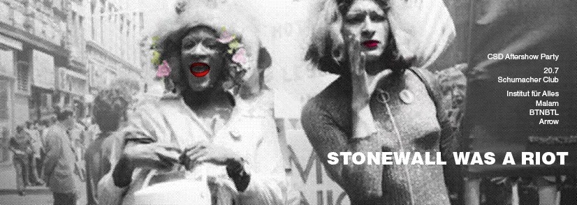 Stonewall Was A Riot